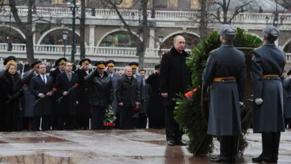 ロシア　「祖国防衛者の日」を祝う - Sputnik 日本