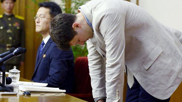 北朝鮮解放の米国人大学生が帰国　米高官が１２日に訪朝、解放要求 - Sputnik 日本