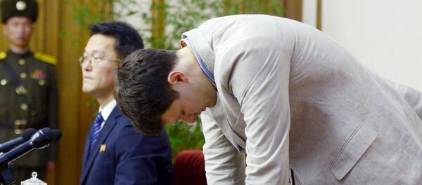 北朝鮮解放の米国人大学生が帰国　米高官が１２日に訪朝、解放要求 - Sputnik 日本