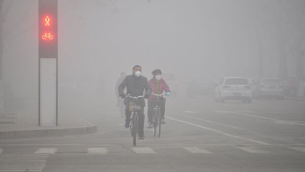 中国、煤塵による濃霧で全土がすっぽり - Sputnik 日本