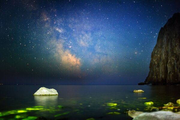バイカル湖上、サガン・ザバ湾の夜空。 - Sputnik 日本