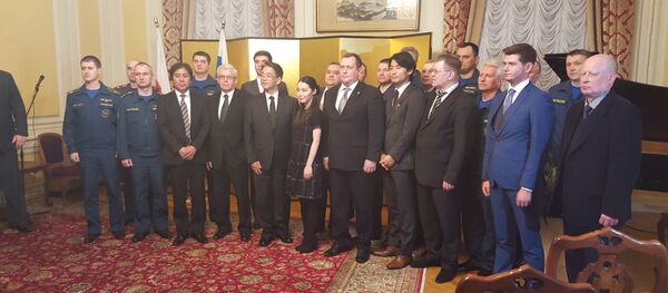 駐ロシア日本大使 ロシアの救助隊の勇気に感謝を伝える 駐ロシア日本大使 ロシアの救助隊の勇気に感謝を伝える - Sputnik 日本