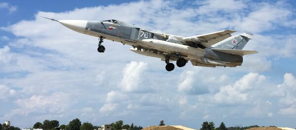 Russian military aircraft at Syria's Hmeimim airfield Russian military aircraft at Syria's Hmeimim airfield - Sputnik 日本