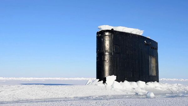 米原子力潜水艦「ハートフォード」が北極の氷下から浮上 - Sputnik 日本