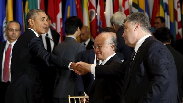 ポロシェンコ大統領　オバマ大統領との会談を思いつく？ - Sputnik 日本