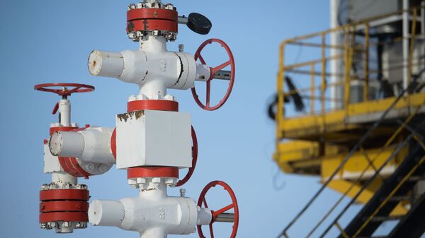 Буровая установка на нефтяном месторождении в Красноярском крае - Sputnik 日本