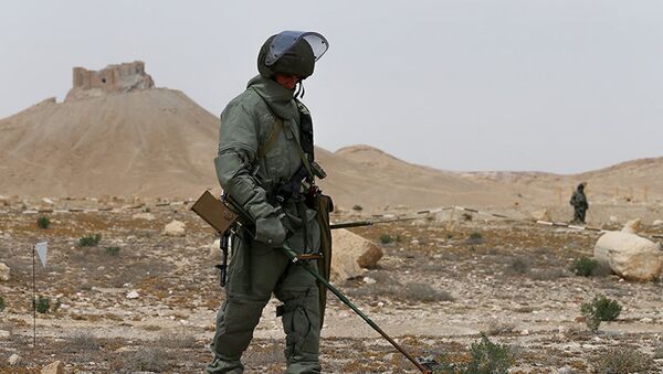 ロシア工兵部隊　シリア・パルミラ遺跡で地雷除去作業完了 - Sputnik 日本