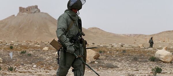 ロシア工兵部隊　シリア・パルミラ遺跡で地雷除去作業完了 - Sputnik 日本