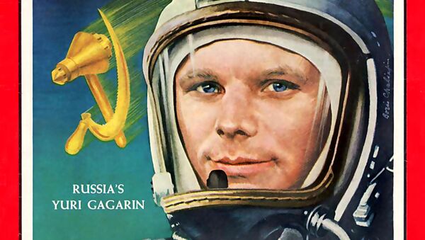 Russia's Yuri Gagarin, Time Magazine, April 21, 1961 - Sputnik 日本
