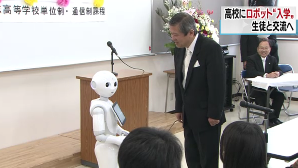 日本　ヒト型ロボット　世界で初めて学校に入学 - Sputnik 日本
