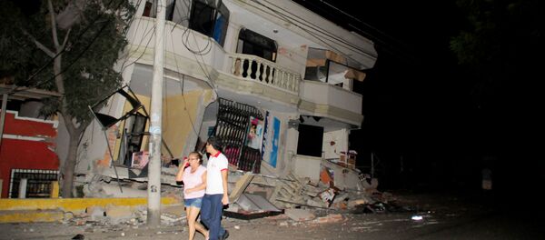 エクアドルで再び地震 M6,2 エクアドルで再び地震 M6,2 - Sputnik 日本