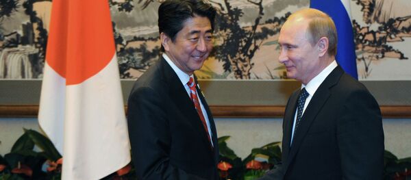 プーチン大統領と安倍首相 プーチン大統領と安倍首相 - Sputnik 日本
