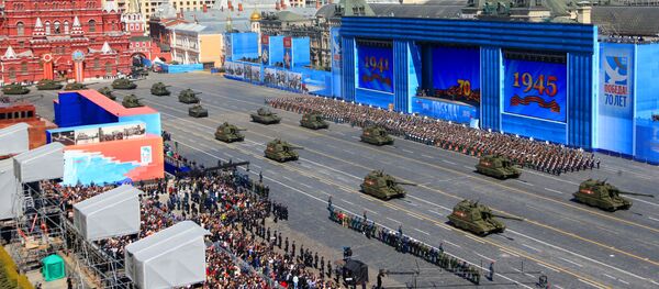 Самоходная артиллерийская установка (САУ) МСТА-С во время генеральной репетиции военного парада Самоходная артиллерийская установка (САУ) МСТА-С во время генеральной репетиции военного парада - Sputnik 日本