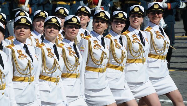 ロシア国防省軍事大学で学ぶ女子学生たち - Sputnik 日本