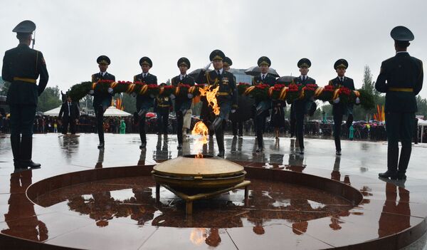 キルギスの首都ビシュケクでの戦勝記念日。 - Sputnik 日本