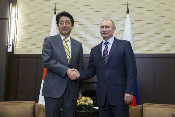 プーチン大統領と安倍首相 - Sputnik 日本