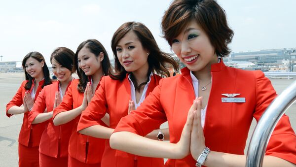 Стюардессы авиакомпании Air Asia Japan - Sputnik 日本