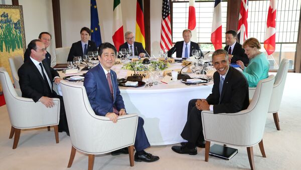 Рабочий ланч лидеров стран-участниц G7 в Японии - Sputnik 日本