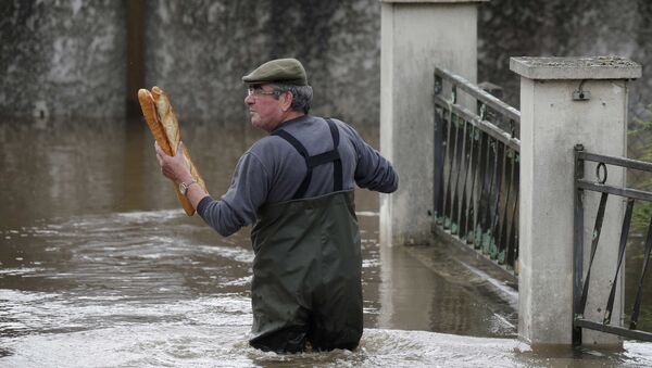 フランスの洪水被害 - Sputnik 日本