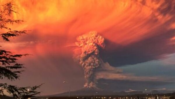 チリで火山噴火 - Sputnik 日本