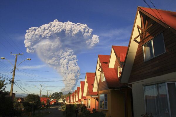 チリで火山噴火 - Sputnik 日本