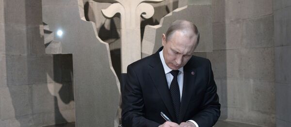 プーチン大統領、アルメニア人大量虐殺の慰霊祭で - Sputnik 日本