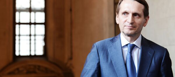 ロシア対外情報庁のセルゲイ・ナルィシキン長官 ロシア対外情報庁のセルゲイ・ナルィシキン長官 - Sputnik 日本