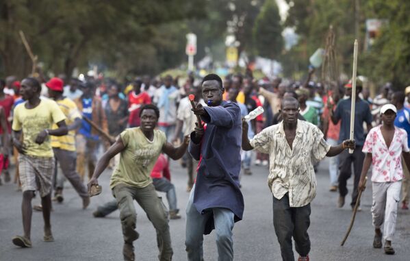 ケニア、ナイロビ郊外のスラム街、抗議行動で野党支持派 - Sputnik 日本