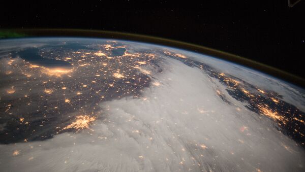 Снимок с МКС великих озер в центральной части США - Sputnik 日本