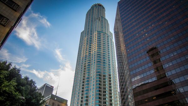 ロサンゼルスの超高層ビルで滑り台を滑りませんか？ - Sputnik 日本