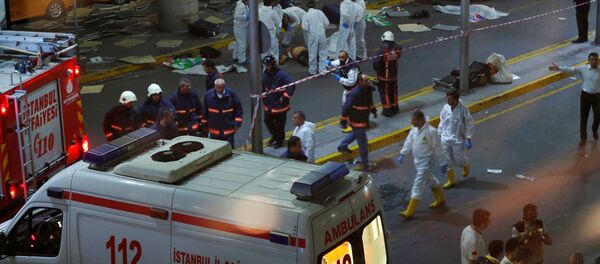 爆発の発生したイスタンブールの空港から中継放送 - Sputnik 日本