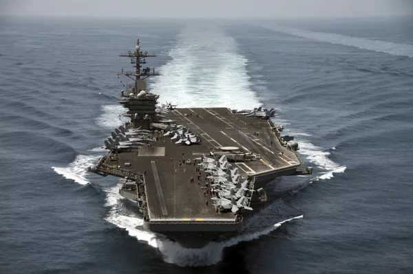 米国防総省　集団感染の米空母　その今後について発表