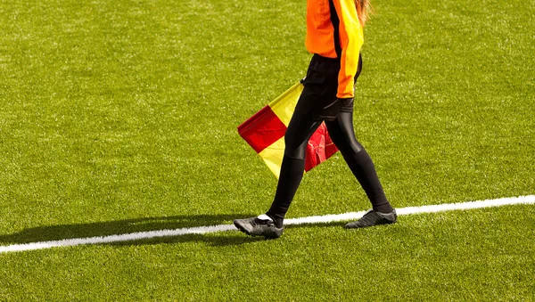 サッカーに集中できないほど美しいロシア女子大生レフェリー - Sputnik 日本