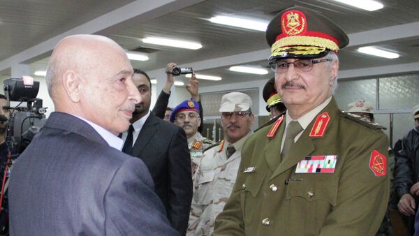 リビア軍のハリフ・ハフタル総司令官 - Sputnik 日本