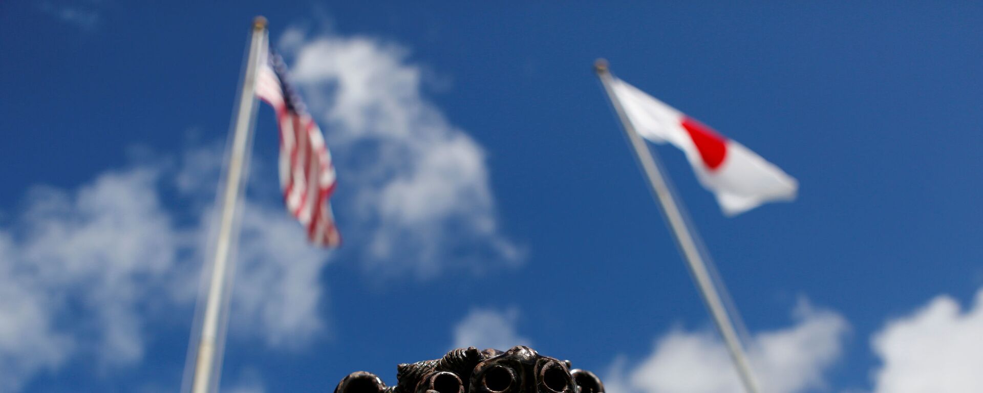 沖縄にある米国と日本の旗 - Sputnik 日本, 1920, 05.06.2022