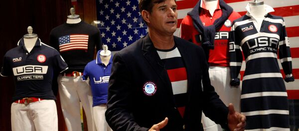 リオ五輪で米国チーム　胸にロシアの三色旗？ - Sputnik 日本