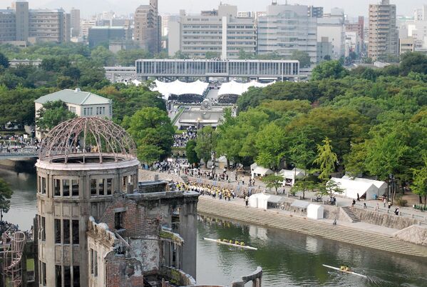 現在の原爆ドームと広島平和記念公園 - Sputnik 日本