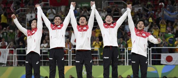 リオ五輪 体操男子団体で日本が金メダル!ロシアは銀 リオ五輪 体操男子団体で日本が金メダル!ロシアは銀 - Sputnik 日本