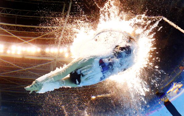 女子水泳のケイティ・レデッキー選手（米国）　リオデジャネイロ五輪で。 - Sputnik 日本