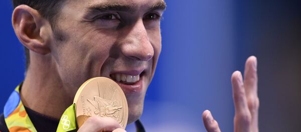 米国人水泳選手マイケル・フェルプス 米国人水泳選手マイケル・フェルプス - Sputnik 日本