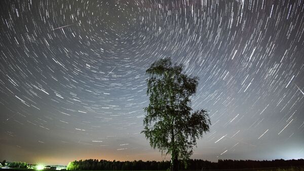 Метеорный поток Персеиды, наблюдаемый в Московской области - Sputnik 日本