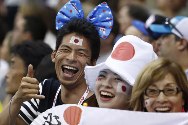 水泳競技を見守る日本人応援団 水泳競技を見守る日本人応援団 - Sputnik 日本