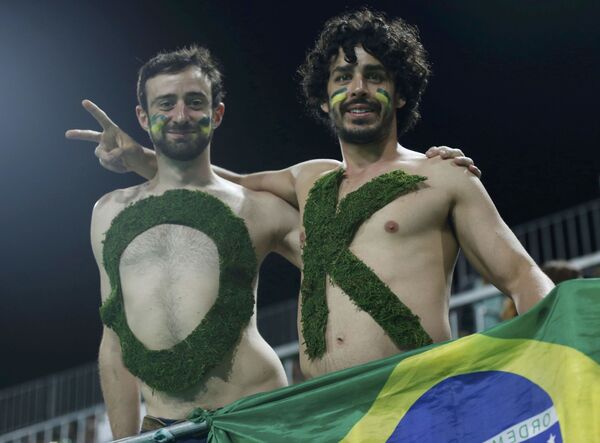 地元ブラジルのファンが自国代表団を応援 - Sputnik 日本