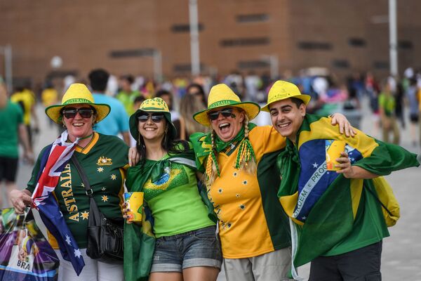 ブラジルのファンたち、オリンピック公園で - Sputnik 日本