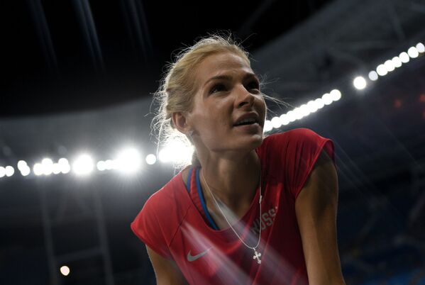 ロシアの陸上選手ダリヤ・クリシナ　予選の前に。 - Sputnik 日本