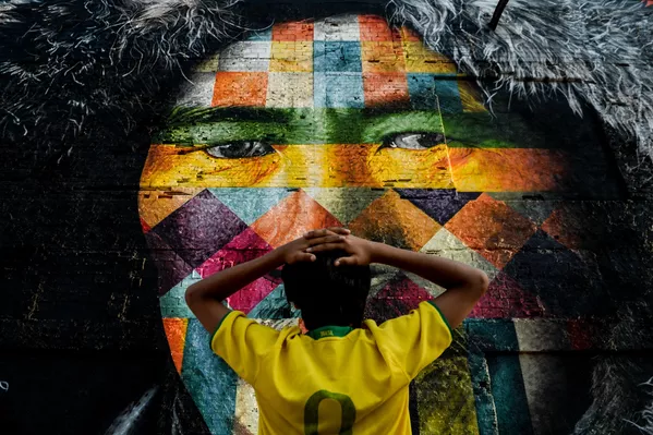 ブラジルの壁画アーチスト、エドゥアルド・コブラ リオデジャネイロで。 ブラジルの壁画アーチスト、エドゥアルド・コブラ リオデジャネイロで。 - Sputnik 日本
