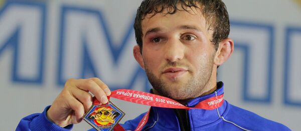 ロシアのレスリング選手ベシク・クドゥホフさん ロシアのレスリング選手ベシク・クドゥホフさん - Sputnik 日本