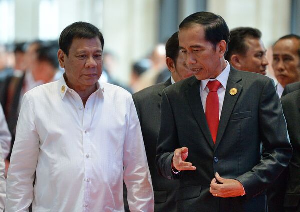 インドネシアのウィドド大統領とフィリピンのドゥテルテ大統領。 - Sputnik 日本
