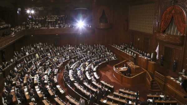 Пленарное заседание японского парламента в Токио - Sputnik 日本