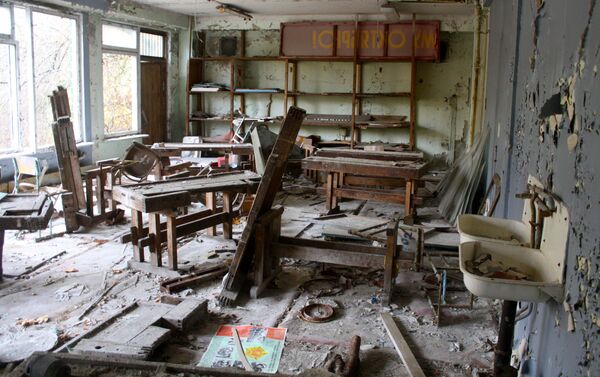 チェルノブイリ、廃校の教室 - Sputnik 日本